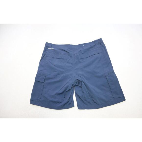 Columbia Omni-Shade Cargo Shorts Blue Fishing Hiking Camping Mens Size 42 - Picture 9 of 10